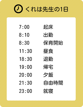 くれは先生の1日